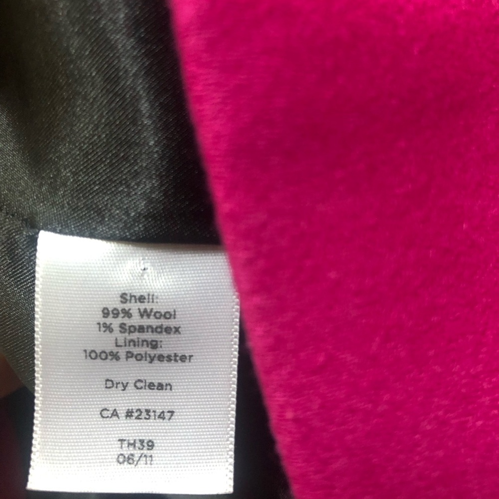 Talbots Fuchsia Single-Button Blazer - Picture 4 of 4